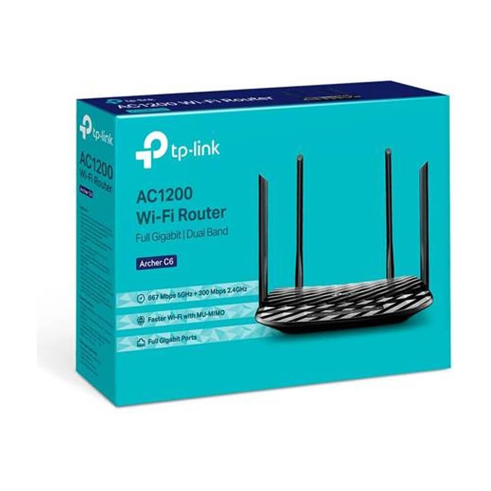 Router Inal&aacute;mbrico Tp-link Archer C6, Ac1200, Mu-mimo, Gigabit image number 2.0
