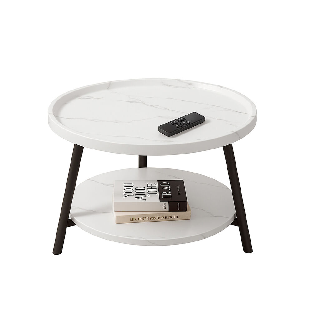 Mesa De Centro Con Doble Nivel Perfecta Para Organizar Y Decorar image number 0.0