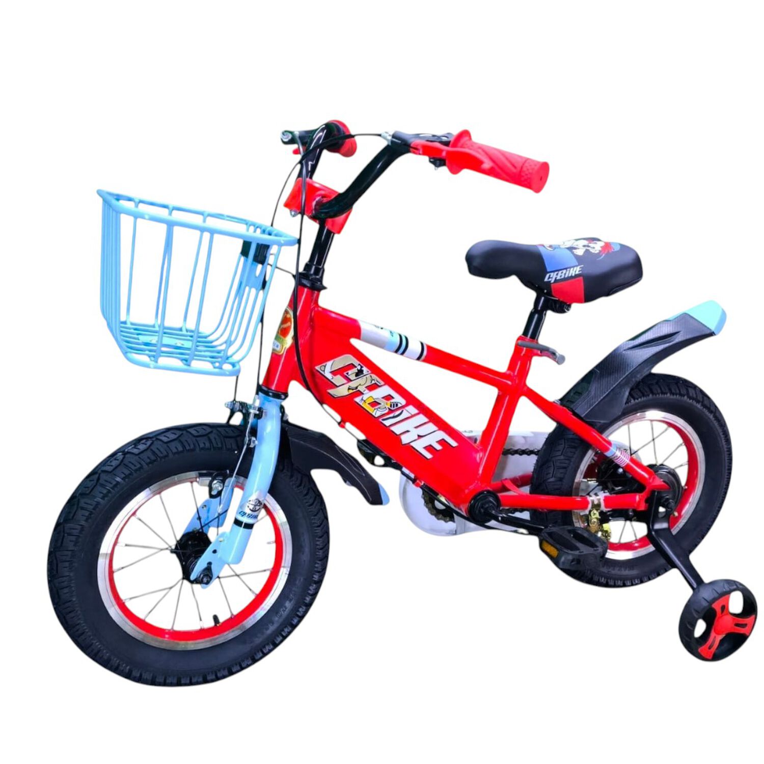 Bicicleta Aro 12 Infantil Cfbike Rojo/celeste image number 2.0