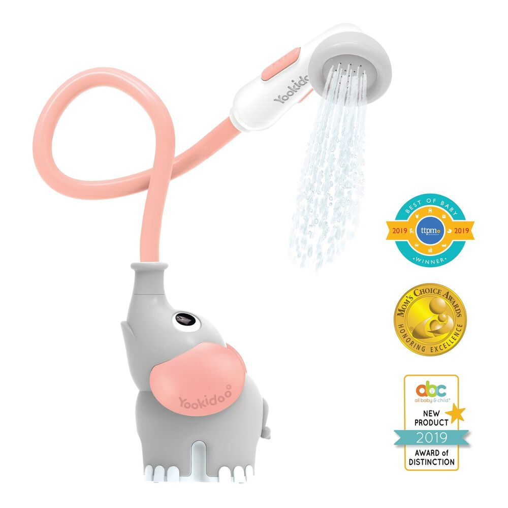 Juego De Ba&ntilde;o Elefante Ducha Interactivo Rosado Infantil Beb&eacute; Ni&ntilde;o Ni&ntilde;a Tina Yookidoo image number 7.0
