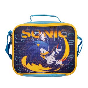 Lonchera Escolar Ni&ntilde;o Over Power Azul Sonic