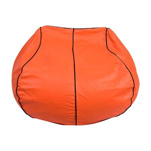 Pouf Pera Infantil B&aacute;squetbol Eco Cuero 50x50x50 Cm M&aacute;xima Design