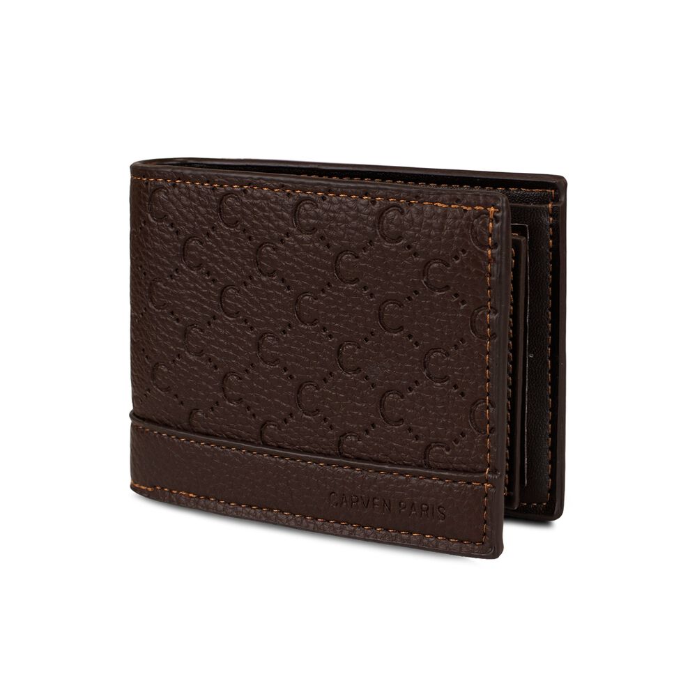 Billetera Hombre Lucca Caf&eacute; Oscuro Con Monedero Carven Paris image number 3.0