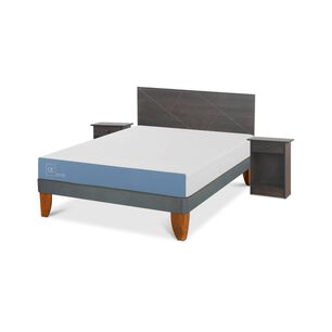 Cama Europea Cic Excellence / 2 Plazas / Base Normal + Set De Maderas