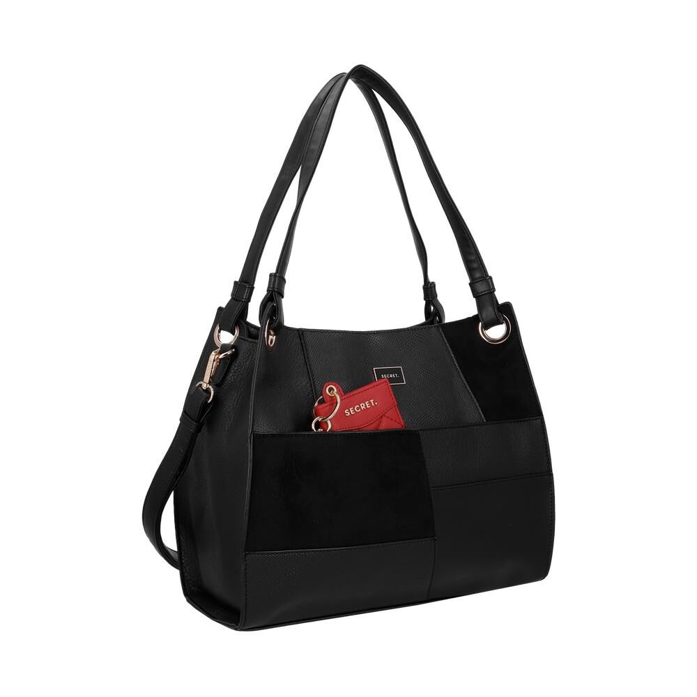 Cartera De Hombro Secret Cracovia St6 L Negro image number 5.0