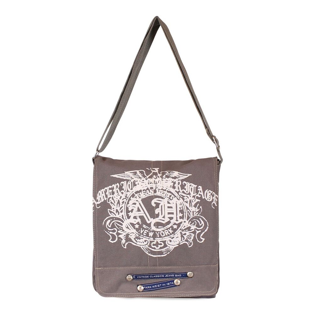 Bolso Morral American Gris Park West image number 0.0
