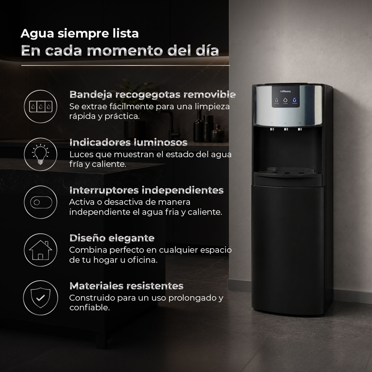 Dispensador De Agua Thor 3temp Underload image number 2.0