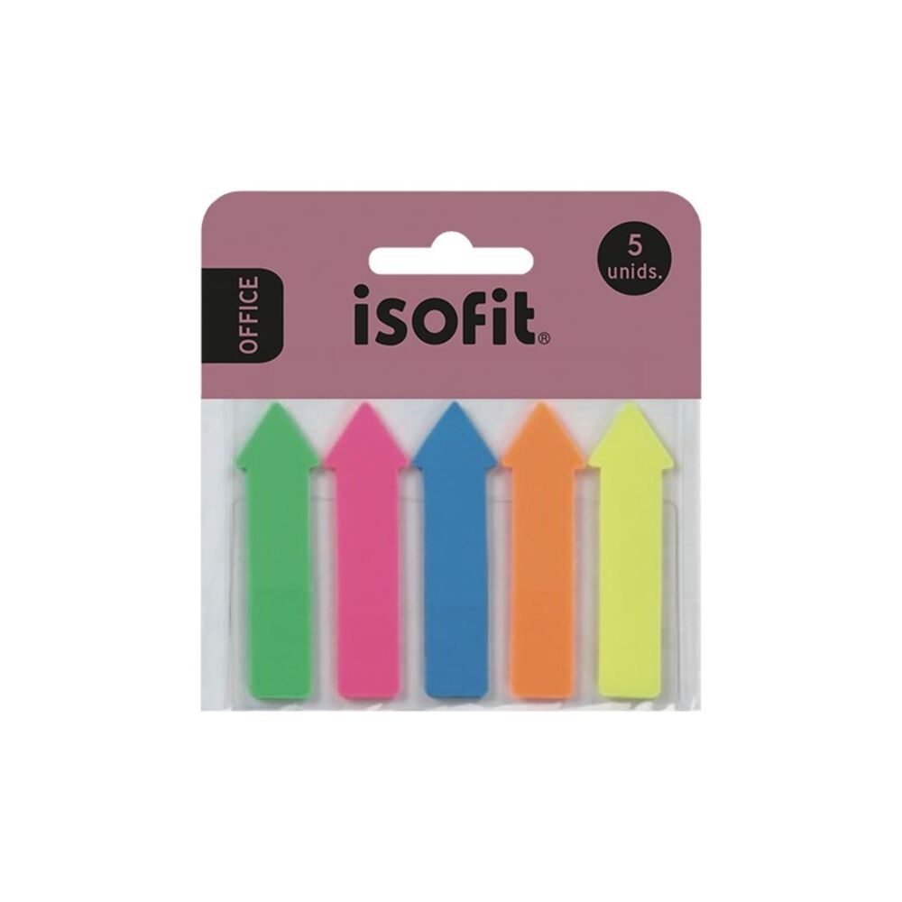 Pack X 4 Notas Adhesivas Flechas 5 Colores Isofit image number 2.0