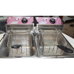 Freidora Semindustrial Doble 12 Litros