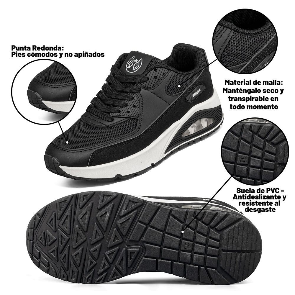 Zapatilla Urbana Casual Mujer Deportiva Clasico Weide Tfa302 image number 7.0