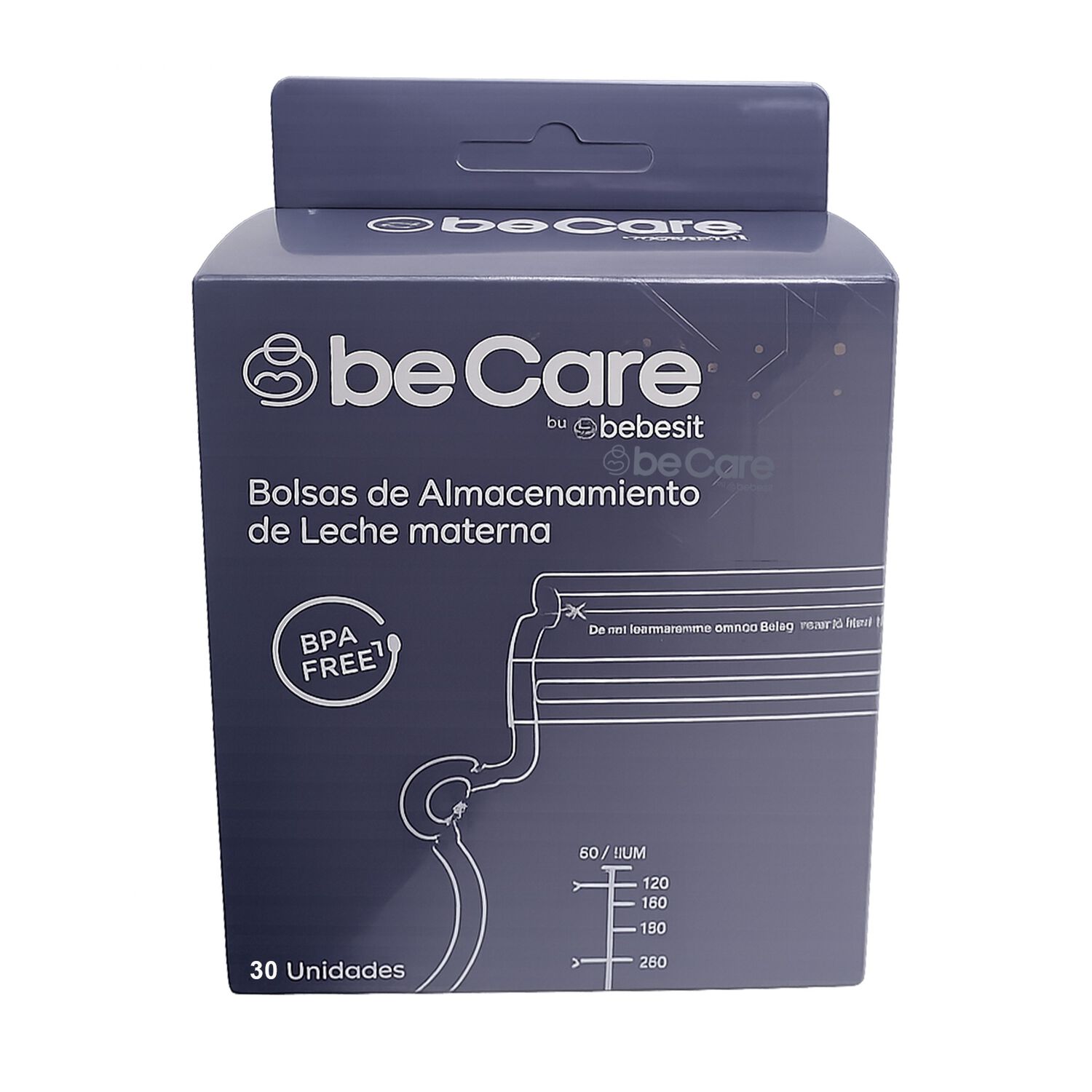 Pack 30 Bolsas Para Almacenar Leche Materna 200 Ml Bebesit image number 5.0