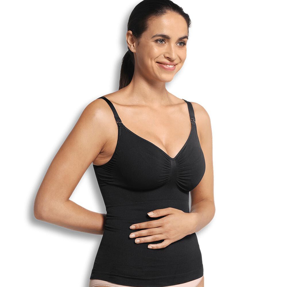 Camiseta Reductora Lactancia Negro image number 4.0