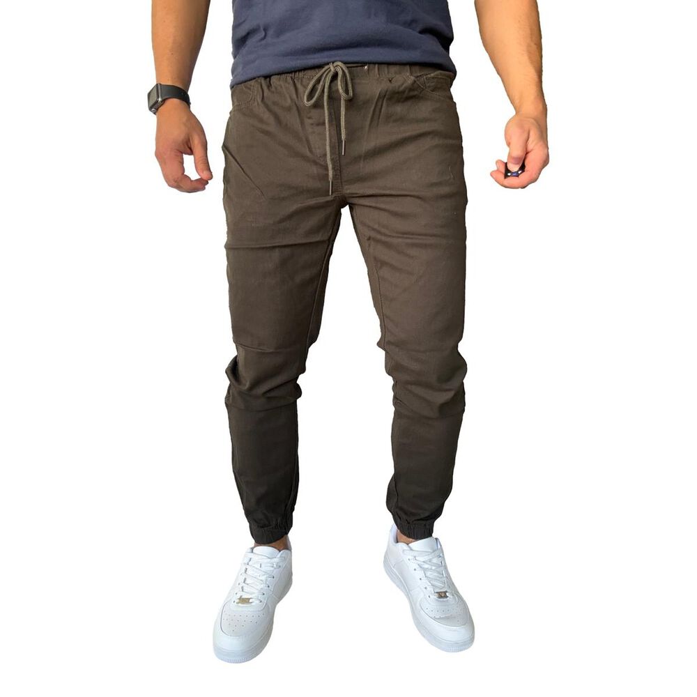 Jogger Mosaico Pantal&oacute;n Slim Fit Elasticado Colores image number 38.0
