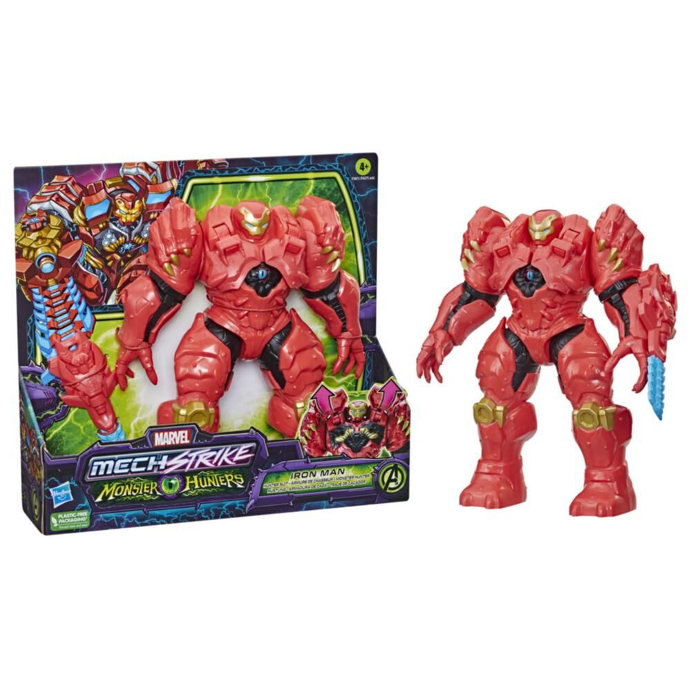 Figura De Acción Marvel Monster Hunters Iron Man F5073 image number 2.0