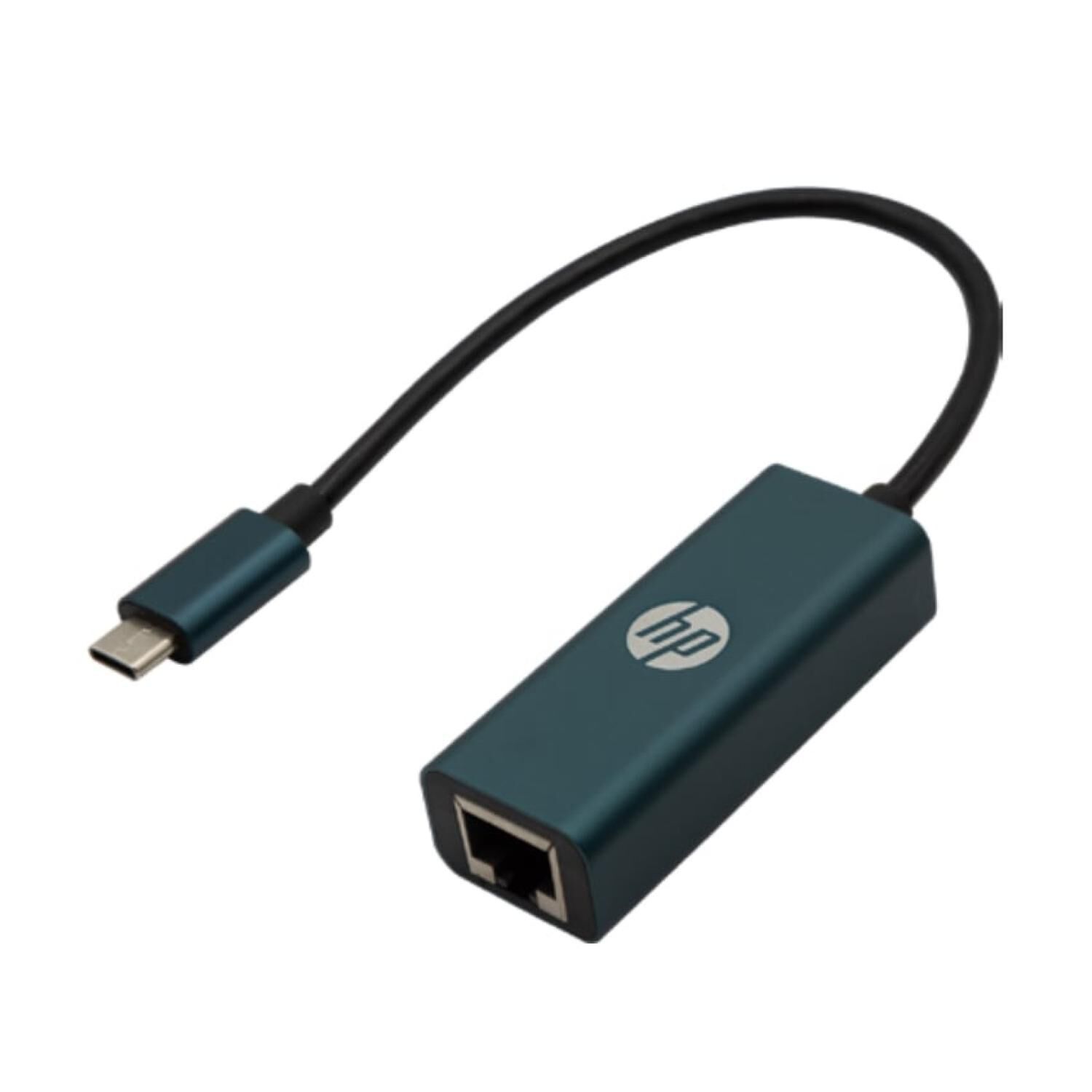 Adaptador De Red Rj45 Usb C Negro Ethernet Hp image number 0.0
