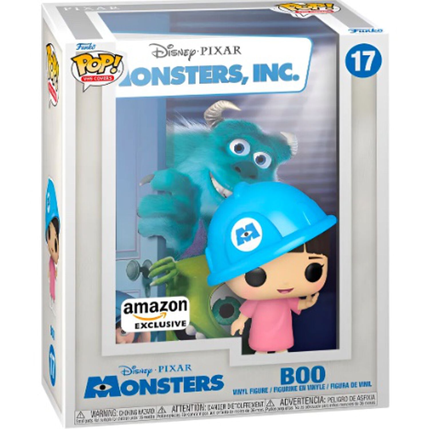 Funko Pop Vhs Covers Monsters Inc Boo Con Casco Disney Pixar image number 0.0