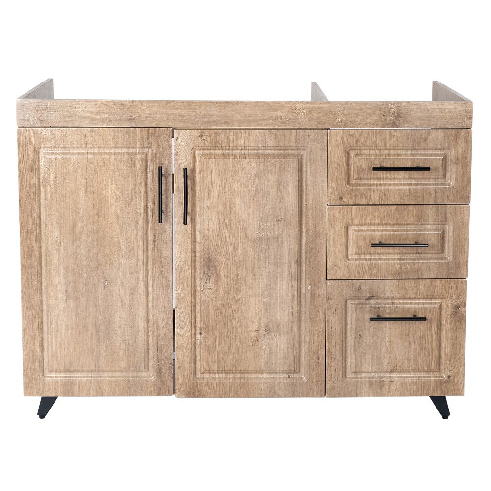 Kit Mueble Lavaplatos Wood Derecho Domsa (incluye Desagüe Con Sifón) 100x50x90cm image number 0.0