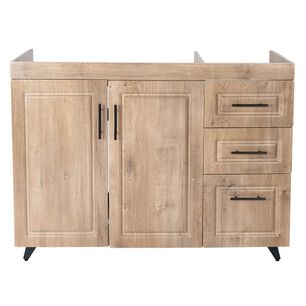 Kit Mueble Lavaplatos Wood Derecho Domsa (incluye Desag&uuml;e Con Sif&oacute;n) 100x50x90cm