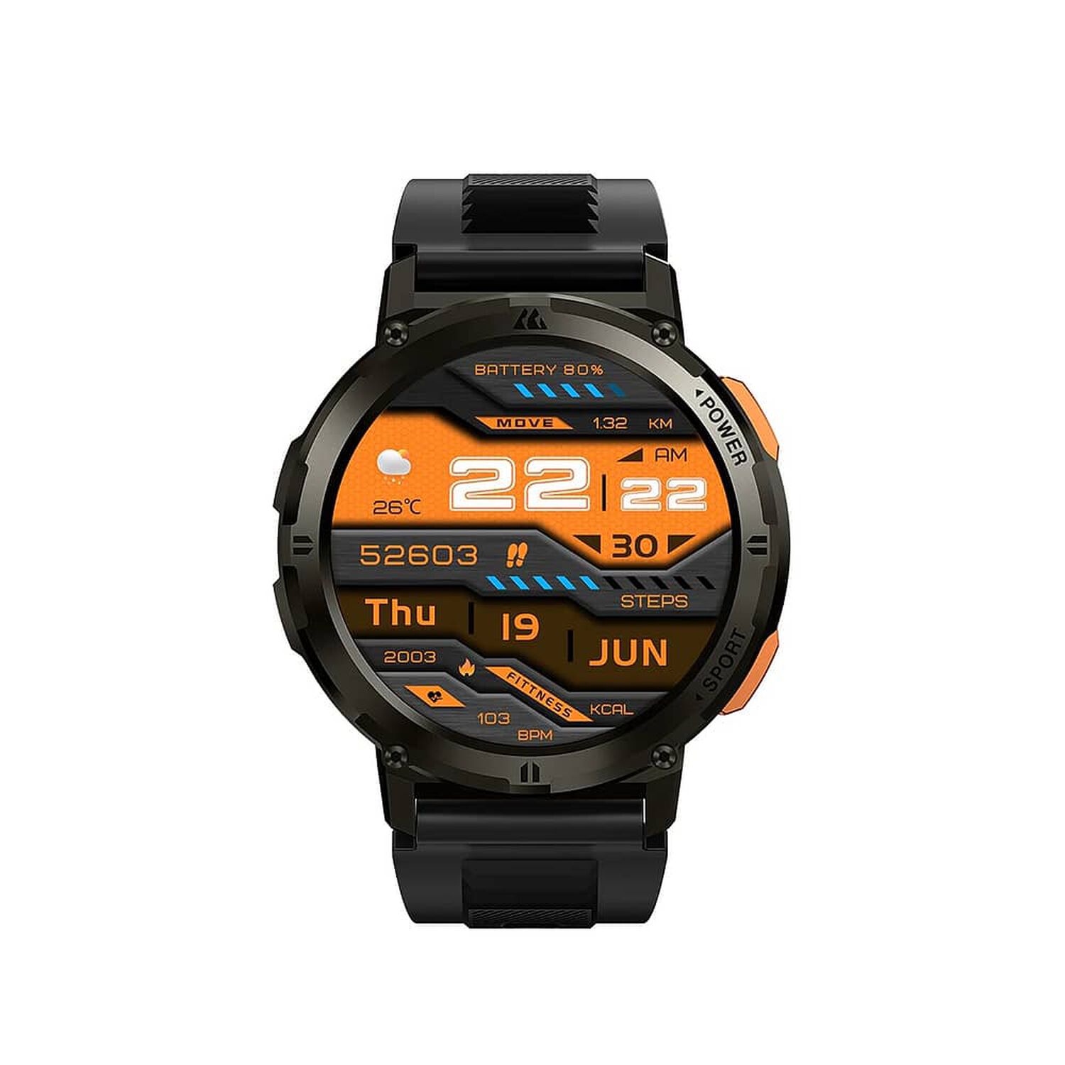 Smartwatch Tank T2 Edición Especial 1.43" Amoled Black