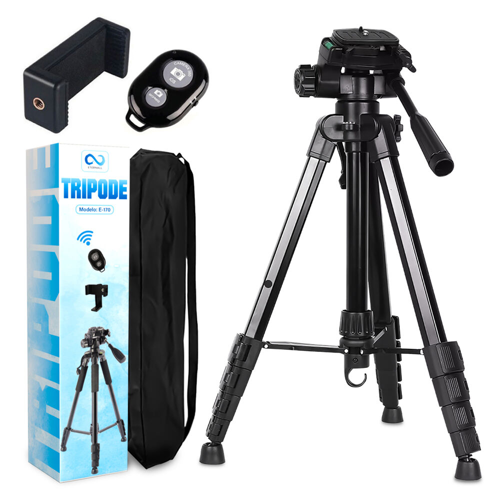 Trípode Celular Camara Portátil Aluminio Carga 10 Kg 170 Cm image number 0.0