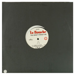 La Bouche - You Won't Forget Me (promo) | 12" Maxi Single Usado