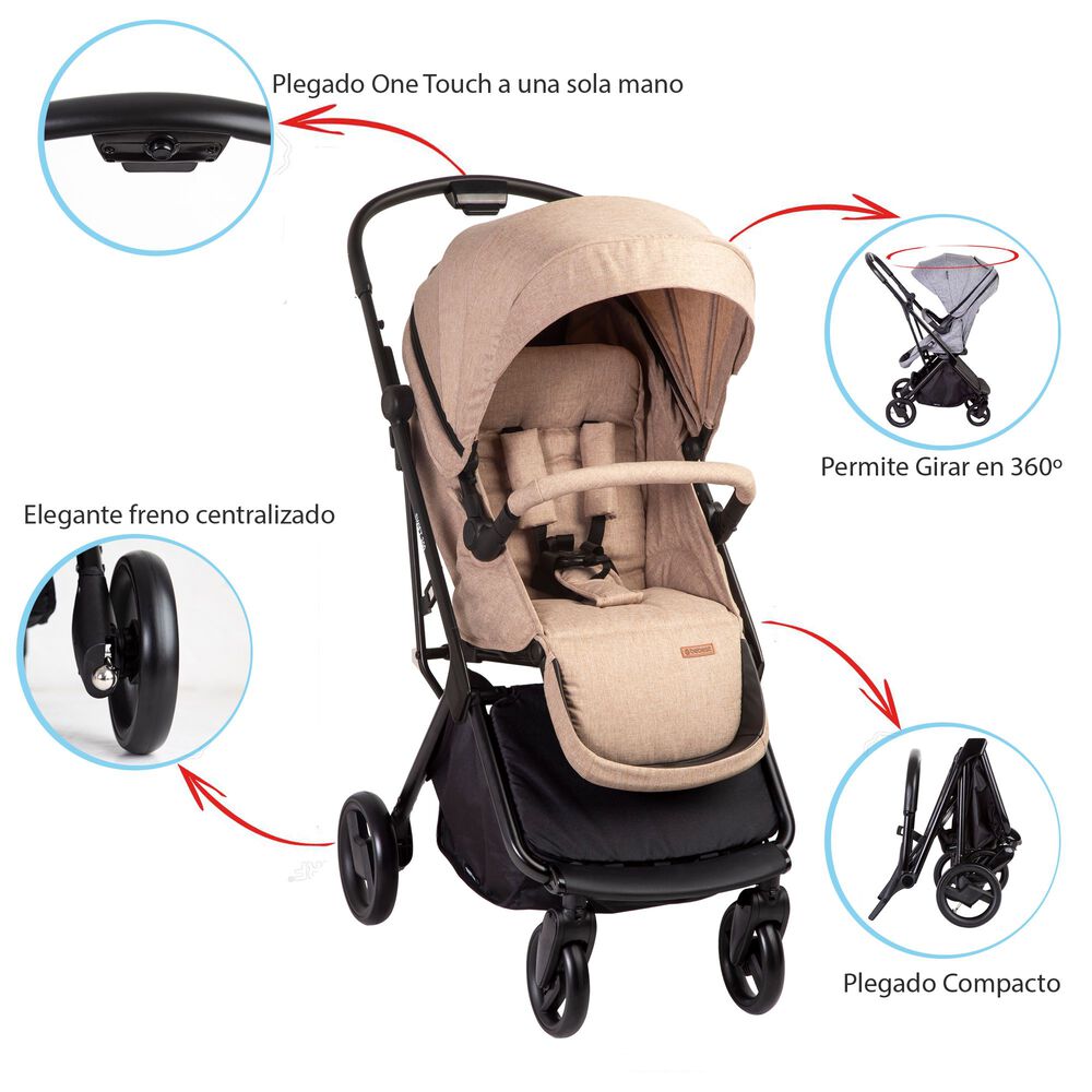 Coche Travel System Swift 360 Beige image number 5.0