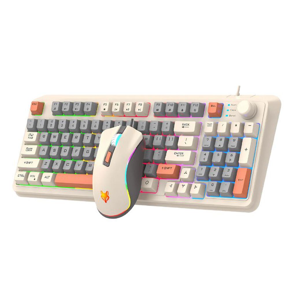 Teclado K82 + Mouse Para Pc Gamer Con Luces Led Rgb image number 0.0