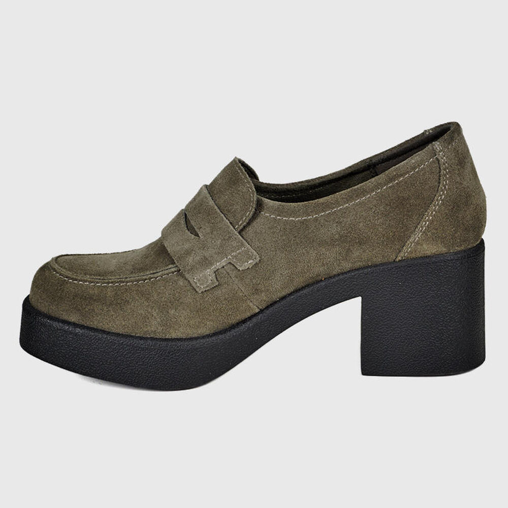 Zapato Cuero Syriana Gris image number 4.0