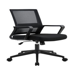 Silla De Oficina Ejecutiva Paris Ergonomica Color Negro Bm-698 Arthome