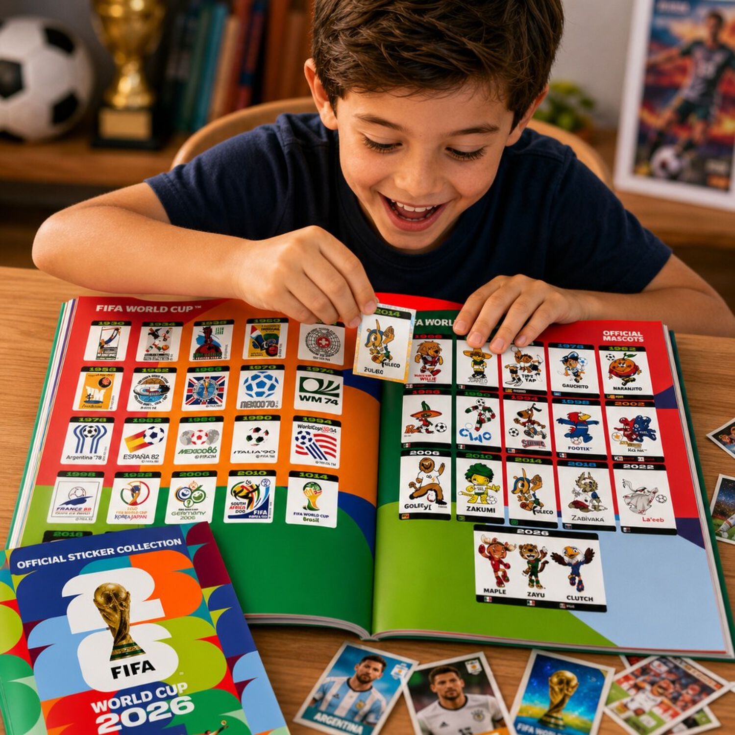 Pack &Aacute;lbum Mundial Fifa 2026 + 10 Sobres (70 L&aacute;minas) image number 10.0