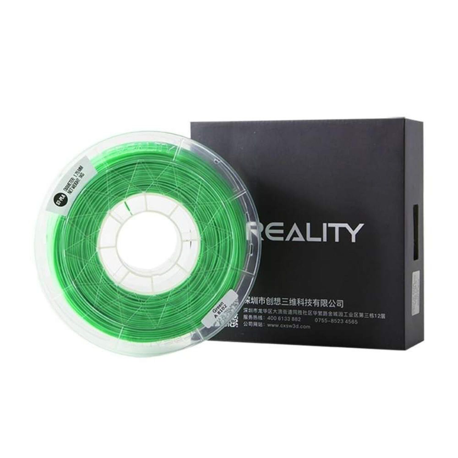 Filamento Pla Verde 1kg Creality image number 0.0