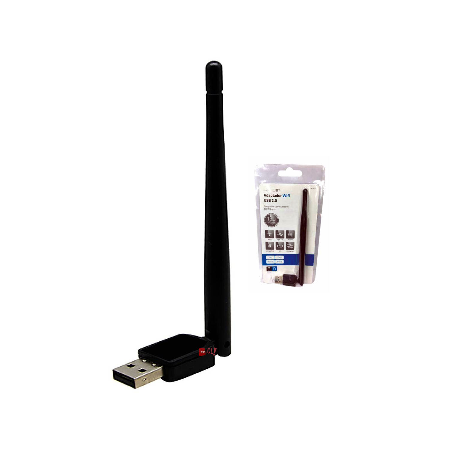 Adaptador Antena Usb Wifi 150mbps - Ps image number 2.0