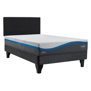 Cama Europea Celta Wake Up / 1.5 Plazas / Base Normal + Respaldo
