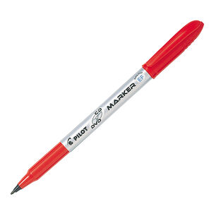 Marcador Permanente Cd/dvd Extra Fina Rojo Pilot