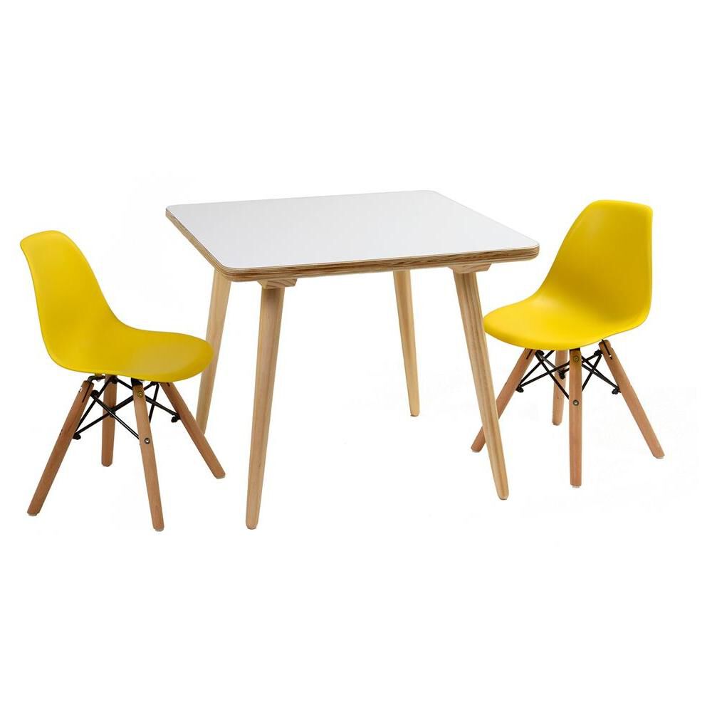 Juego De Comedor Infantil  De Pies A Cabeza Eames 2 Personas image number 0.0