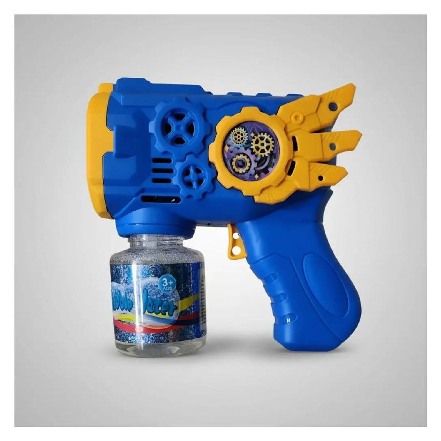 Pistola Lanza Burbujas El&eacute;ctrica Flying Armor Con Luces image number 4.0