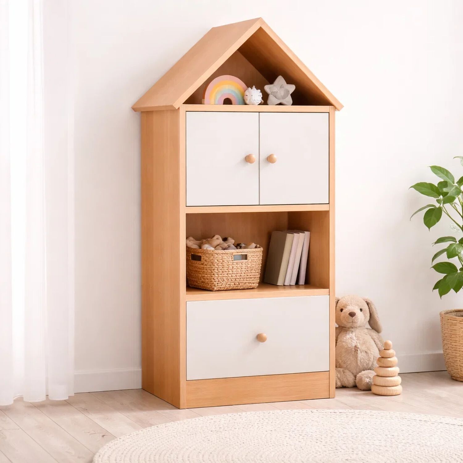 Estanteria Madera Organizadora Para Ni&ntilde;os image number 1.0