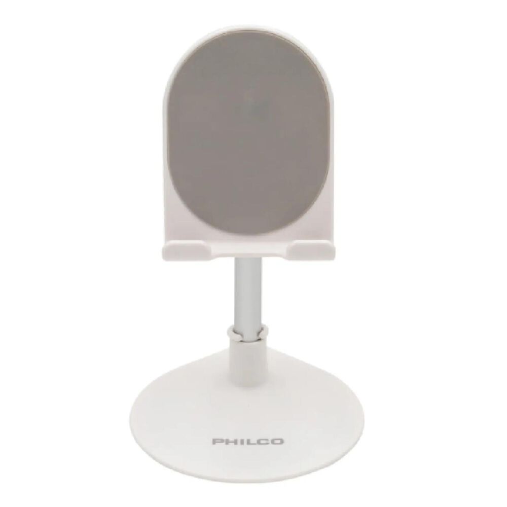 Soporte Sobremesa Para Celular Ajustable Blanco image number 0.0