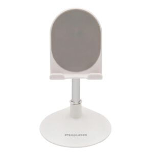 Soporte Sobremesa Para Celular Ajustable Blanco