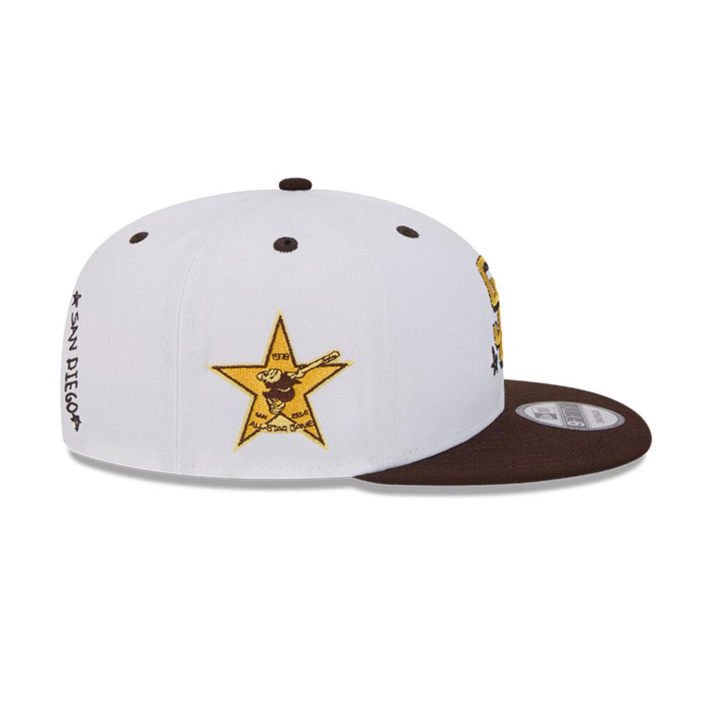 Gorra 9fifty San Diego Padres Mlb Official Doodles White image number 3.0