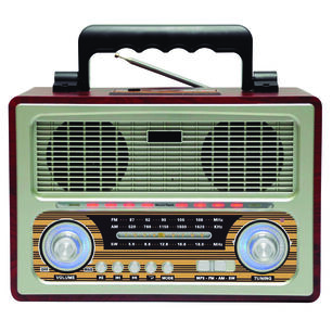 Radio Retro Bluetooth Port&aacute;til 5w - Ps