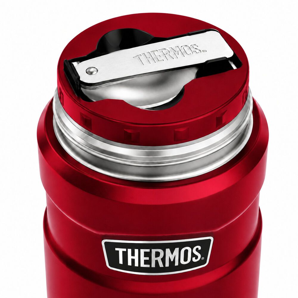 Termo De Comida Premium Inox Thermos King 470ml Rojo image number 5.0