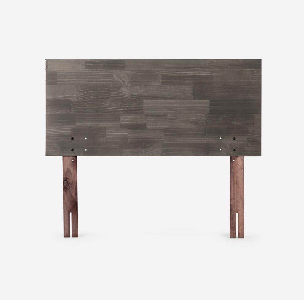 Cama Europea Rosen Ergo T / 1 Plaza / Base Normal + Respaldo Tabor Grafito image number 1.0