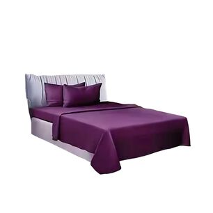 Sabanas 2 Plazas 4 Piezas Polar 144 Hilos Violeta