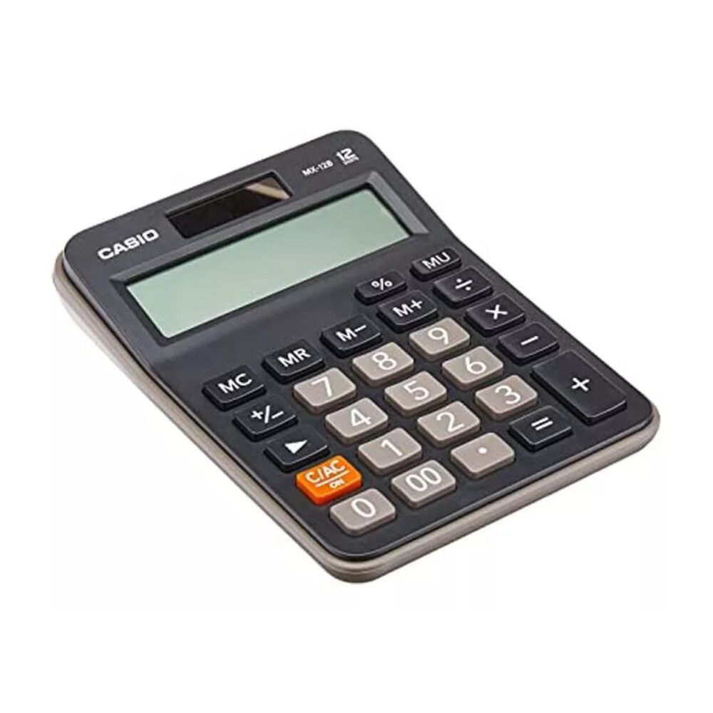 Calculadora De Escritorio 12 Digitos Negro Mx-12b image number 2.0