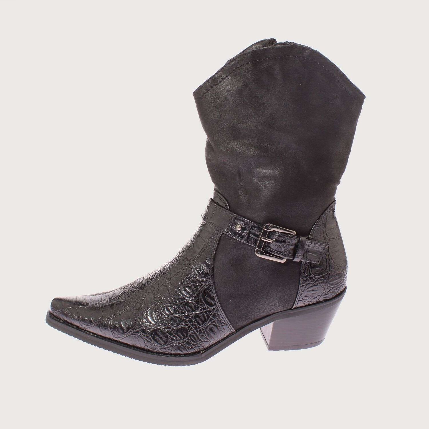 Bota Vaquera Negro Via Franca Art. 52107black image number 1.0