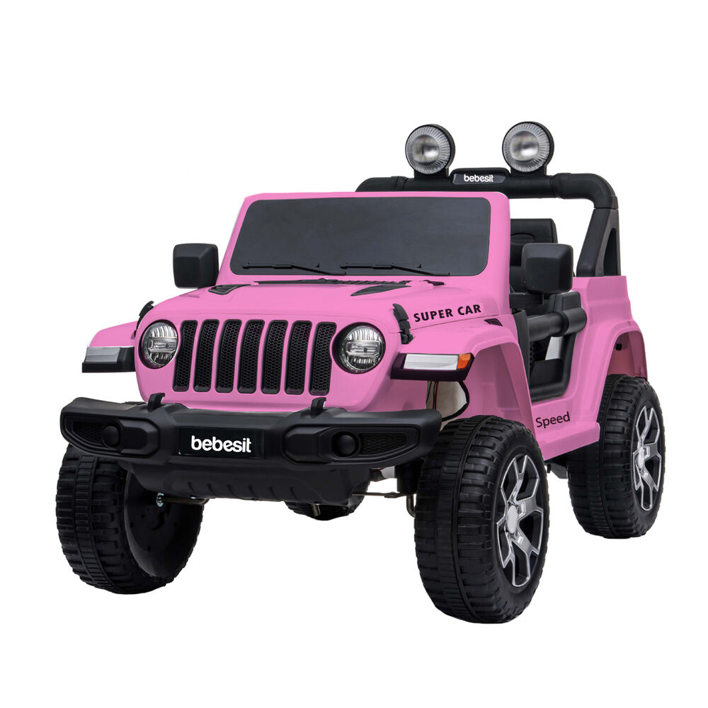 Camioneta Electrica Renegade Rosa Bebesit image number 0.0