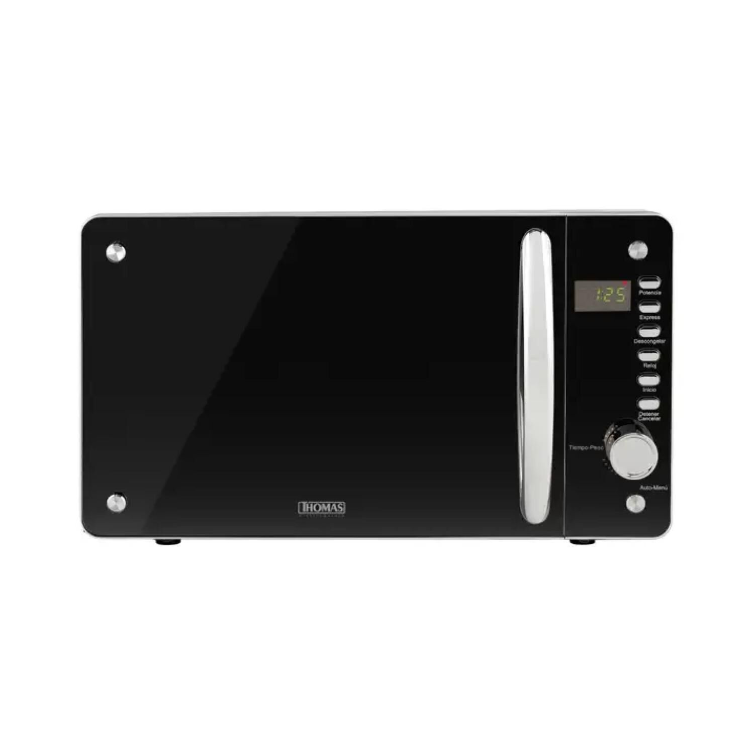Microondas Electrico 20l 800w Negro Gris Th-20dm Thomas image number 1.0