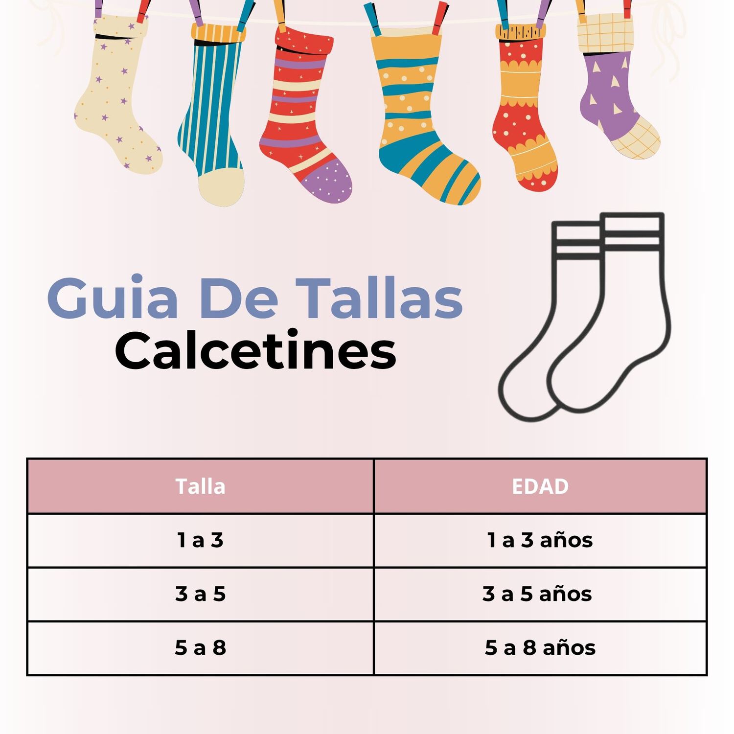 4 Pares Calcetines T&eacute;rmicos Poli&eacute;ster Peludito Ni&ntilde;a Surtidos image number 2.0