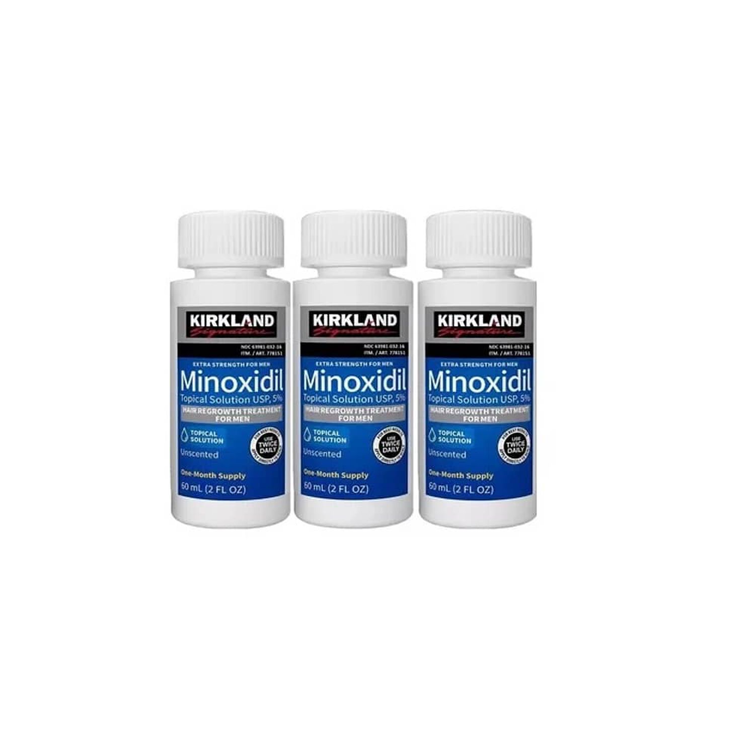 Minoxidil 5% Soluci&oacute;n T&oacute;pica Tratamiento Regenerativo 3 Unds image number 1.0